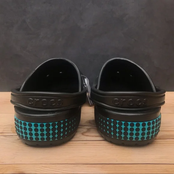 Чоловічі крокси CROCS Bayaband Logo Motion Clog Black (38-39, чорні) - зображення 8