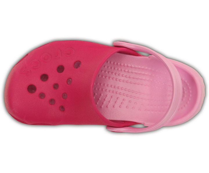 Дитячі крокси для дівчинки Crocs Electro Clog Candy Pink/Carn (32/33, рожевий) - зображення 6