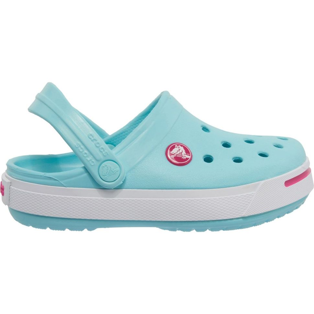 Дитячі крокси для дівчинки Crocs Crocband II Kids Clogs Ice Blue/Candy Pink (21/22, бірюзовий) - Фото 9 Дитячі крокси для дівчинки Crocs Crocband II Kids Clogs Ice Blue/Candy Pink (21/22, бірюзовий) - изображение 9