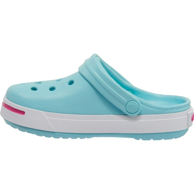 Дитячі крокси для дівчинки Crocs Crocband II Kids Clogs Ice Blue/Candy Pink (21/22, бірюзовий) - Фото 10 Дитячі крокси для дівчинки Crocs Crocband II Kids Clogs Ice Blue/Candy Pink (21/22, бірюзовий) - изображение 10