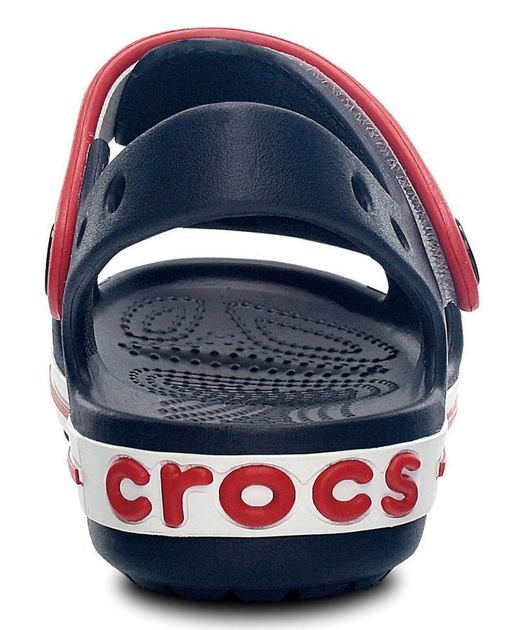 Дитячі сандалії для хлопчика Crocs Crocband Sandal Kids Navy/Red (24/25, синий) - Фото 10 Дитячі сандалії для хлопчика Crocs Crocband Sandal Kids Navy/Red (24/25, синий) - изображение 10