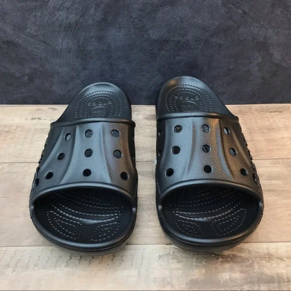 Чоловічі шльопанці Crocs Baya II Slide Black (46-47, чорний) - Фото 7 Чоловічі шльопанці Crocs Baya II Slide Black (46-47, чорний) - зображення 7