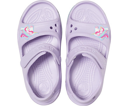 Дитячі сандалії для дівчинки Crocs Fun Lab Unicorn Charm Sandal Lavender (22/23, бузковий) - изображение 9