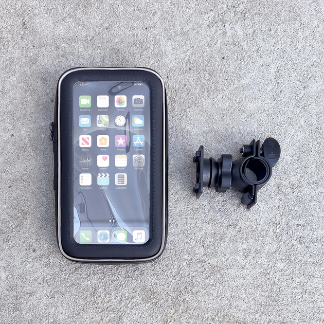 Uchwyt rowerowy Wozinsky WBHBK7 phone holder for bike, motorcycle, scooters Black (5907769307324) - obraz 3