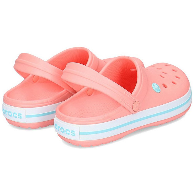 Жіночі крокси Crocs Crocband Melon/Ice Blue Clog (42-43, розовий) - зображення 7