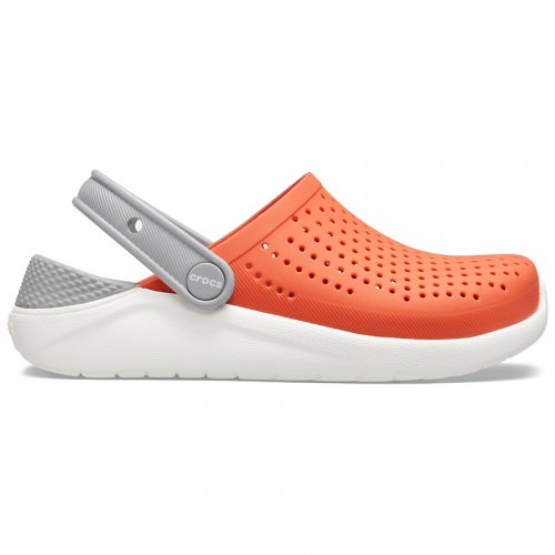 Дитячі крокси-сабо для хлопчика Crocs LiteRide Clogs Tangerine/White (23/24, помаранчевий) - Фото 13 Дитячі крокси-сабо для хлопчика Crocs LiteRide Clogs Tangerine/White (23/24, помаранчевий) - изображение 13