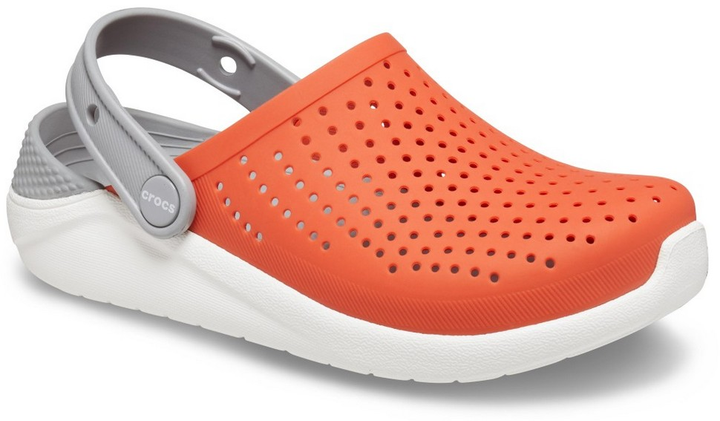 Дитячі крокси-сабо для хлопчика Crocs LiteRide Clogs Tangerine/White (23/24, помаранчевий) - Фото 14 Дитячі крокси-сабо для хлопчика Crocs LiteRide Clogs Tangerine/White (23/24, помаранчевий) - изображение 14