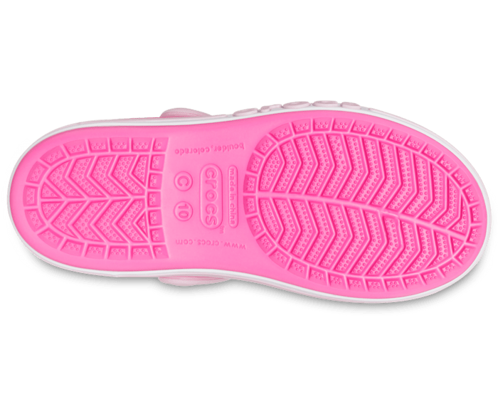 Дитячі сандалії для дівчинки Crocs Bayaband Kids Sandal Electric Pink (21/22, рожевий) - зображення 6