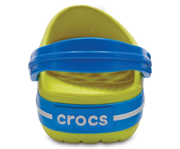 Дитячі кроксі-сабо для хлопчика Crocs Crocband Kids Tennis Ball Green/Ocean - Фото 9 Дитячі кроксі-сабо для хлопчика Crocs Crocband Kids Tennis Ball Green/Ocean - зображення 9