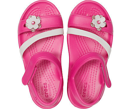 Дитячі сандалії для дівчинки Crocs Lina Sandals Candy Pink (25/26, рожевий) - изображение 8
