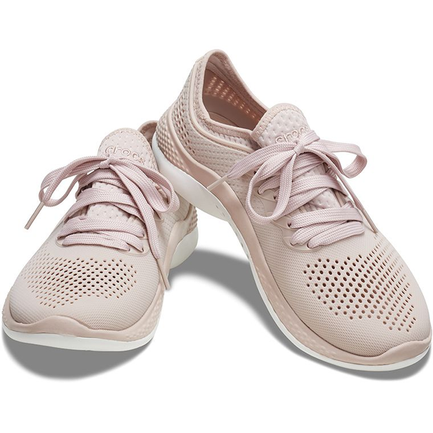 Дитячі крокси-кросівки для дівчинки Crocs Literide 360 Pacer Pink Clay/White (36-37, рожевий) - Фото 1 Дитячі крокси-кросівки для дівчинки Crocs Literide 360 Pacer Pink Clay/White (36-37, рожевий) - изображение 1