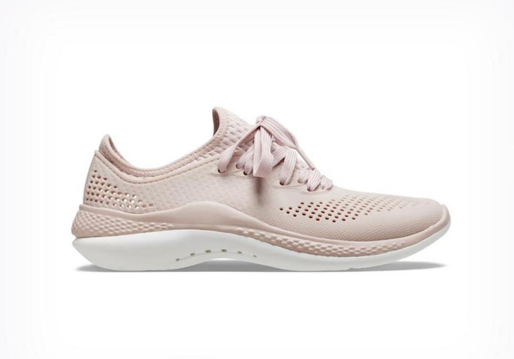 Дитячі крокси-кросівки для дівчинки Crocs Literide 360 Pacer Pink Clay/White (36-37, рожевий) - Фото 6 Дитячі крокси-кросівки для дівчинки Crocs Literide 360 Pacer Pink Clay/White (36-37, рожевий) - изображение 6