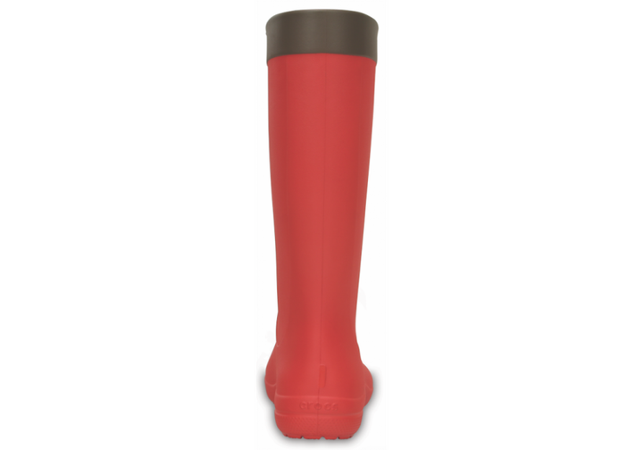 Жіночі гумові чоботи Crocs Womens Freesail Rain Boot Flame Red (42-43, червоний) - изображение 4