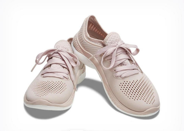 Дитячі крокси-кросівки для дівчинки Crocs Literide 360 Pacer Pink Clay/White (36-37, рожевий) - Фото 11 Дитячі крокси-кросівки для дівчинки Crocs Literide 360 Pacer Pink Clay/White (36-37, рожевий) - изображение 11