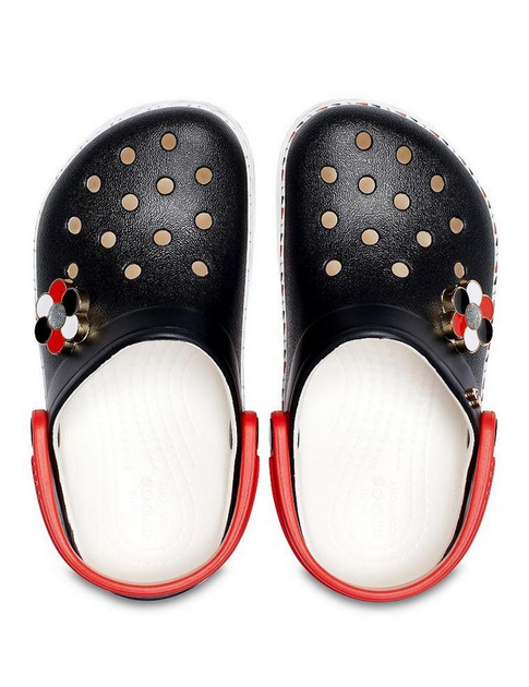 Детские Крокс Крокбенд Чёрные Crocs Drew X Crocband Chevron Clog Black/White (25/26, черный) - Фото 11 Детские Крокс Крокбенд Чёрные Crocs Drew X Crocband Chevron Clog Black/White (25/26, черный) - изображение 11
