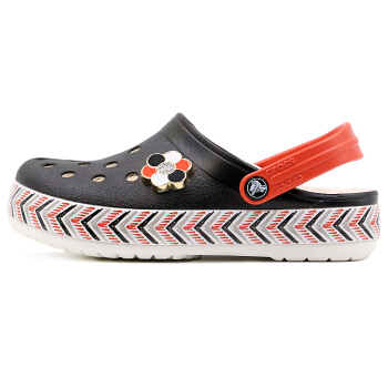 Детские Крокс Крокбенд Чёрные Crocs Drew X Crocband Chevron Clog Black/White (25/26, черный) - Фото 12 Детские Крокс Крокбенд Чёрные Crocs Drew X Crocband Chevron Clog Black/White (25/26, черный) - изображение 12