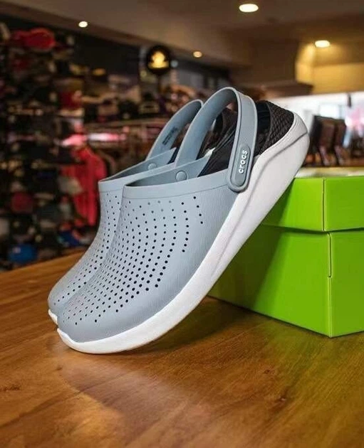 Чоловічі крокси Crocs LiteRide Clog Blue/Grey (39-40, сірий) - зображення 2