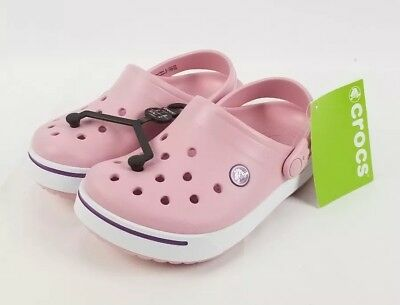 Дитячі крокси для дівчинки Crocs Crocband II Clogs Petal/Dahlia (29/30, рожеві) - Фото 9 Дитячі крокси для дівчинки Crocs Crocband II Clogs Petal/Dahlia (29/30, рожеві) - изображение 9