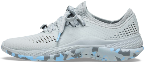 Чоловічі кросівки Crocs LiteRide 360 Marbled Pacer Sneaker Light Grey/Oxygen (42-43, сірий) - Фото 4 Чоловічі кросівки Crocs LiteRide 360 Marbled Pacer Sneaker Light Grey/Oxygen (42-43, сірий) - изображение 4