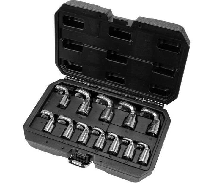 Klucze przegubowe Yato oczkowe otwarte 12 cz YT-38550 (5906083075438) - obraz 2