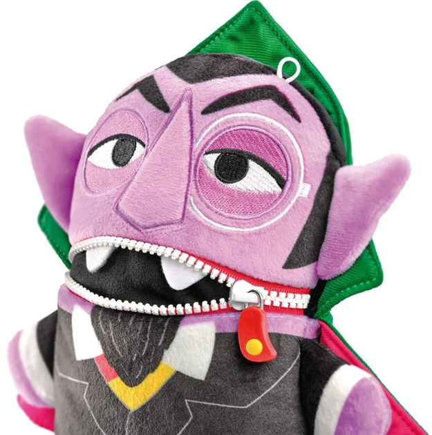 Maskotka Schmidt Spiele Sesamstrasse Sorgenfresser Graf Zahl pluszowa 26 cm 42556 (4001504425562) - obraz 5