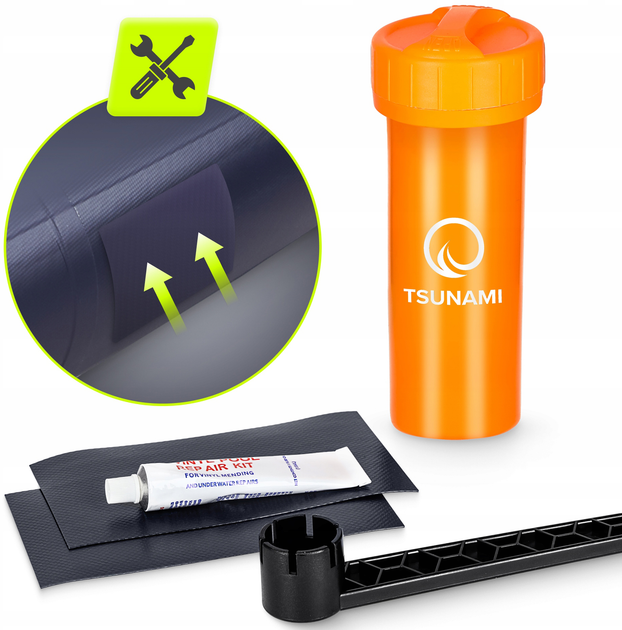 Надувна SUP дошка TSUNAMI Wave T03 350 см з веслом (P-5907739314222) - зображення 11