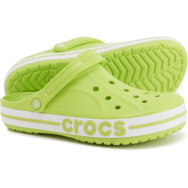 Жіночі крокси Crocs Bayaband Clog Lime Punch/White (37-38, лайм) - Фото 12 Жіночі крокси Crocs Bayaband Clog Lime Punch/White (37-38, лайм) - зображення 12