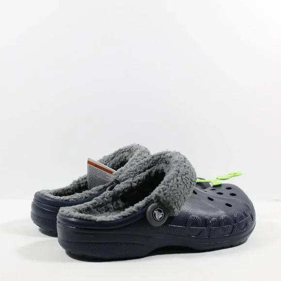 Чоловічі крокси Crocs Unisex Baya Lined Fuzz Strap Clog Navy (42-43, синій) - Фото 10 Чоловічі крокси Crocs Unisex Baya Lined Fuzz Strap Clog Navy (42-43, синій) - зображення 10
