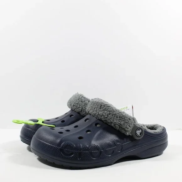 Чоловічі крокси Crocs Unisex Baya Lined Fuzz Strap Clog Navy (42-43, синій) - Фото 11 Чоловічі крокси Crocs Unisex Baya Lined Fuzz Strap Clog Navy (42-43, синій) - зображення 11