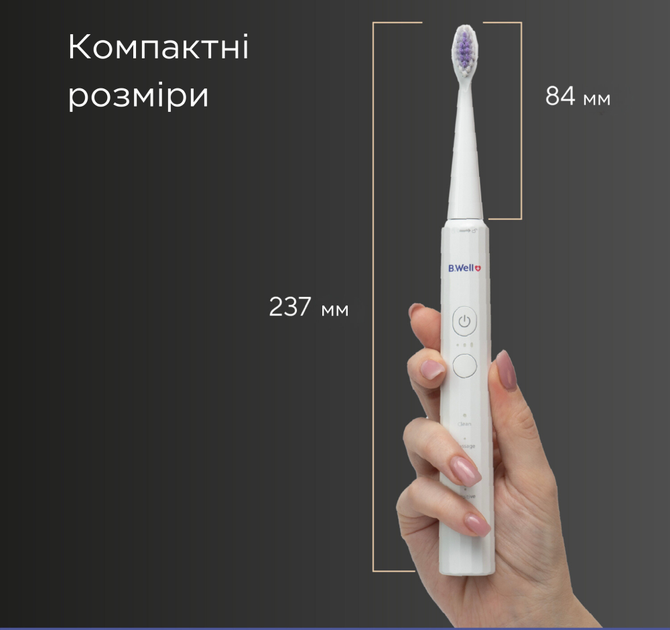 Электрическая звуковая зубная щетка B.Well MED-870 - изображение 15