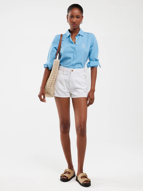 Шорти джинсові жіночі Big Star Katie 100 W27 Білі (5900714828868) - зображення 3