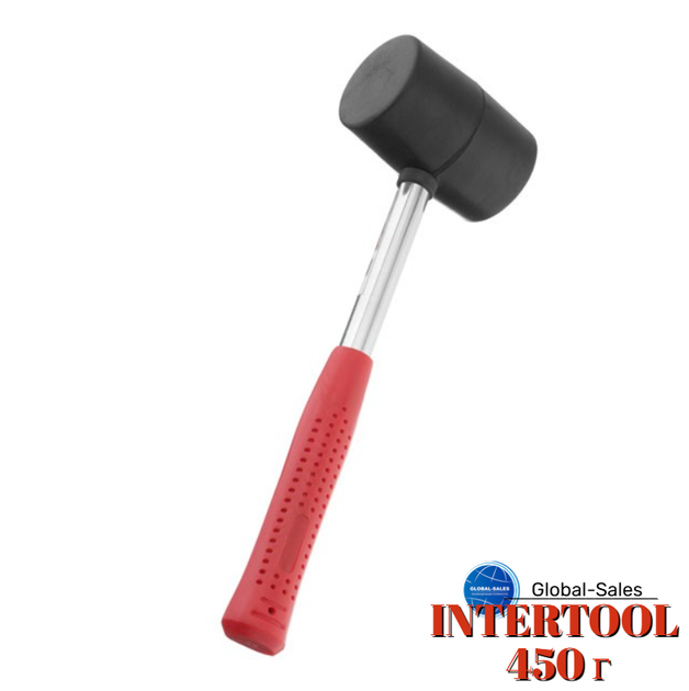 Киянка Intertool 450 г х 65 мм черная ручка металл (HT-0231) - Фото 1 Киянка Intertool 450 г х 65 мм черная ручка металл (HT-0231) - изображение 1
