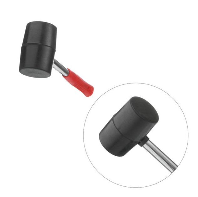 Киянка Intertool 450 г х 65 мм черная ручка металл (HT-0231) - Фото 2 Киянка Intertool 450 г х 65 мм черная ручка металл (HT-0231) - изображение 2