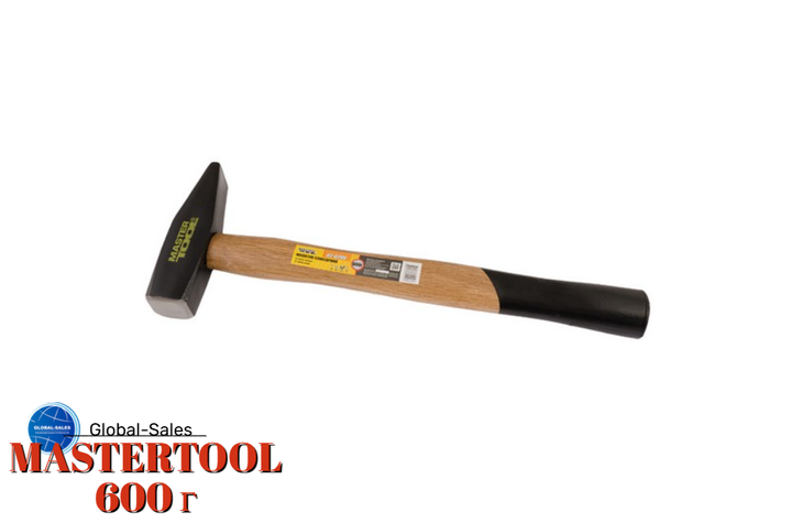 Молоток Mastertool 600 г ручка деревянная (02-0206) - Фото 1 Молоток Mastertool 600 г ручка деревянная (02-0206) - изображение 1