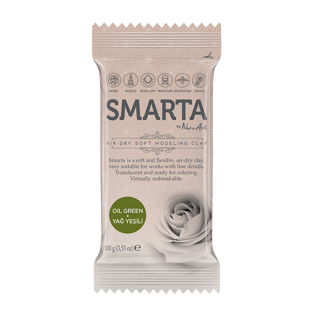Пластика самозастигаюча, Зелена оливка, 100 г, Smarta 30000106 8682923974075 - Фото 1 Пластика самозастигаюча, Зелена оливка, 100 г, Smarta 30000106 8682923974075 - изображение 1