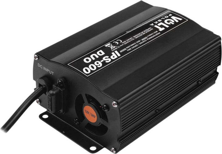 Перетворювач напруги Volt Polska IPS 600 Duo 12-24/230V 300/600W (3IPS912246) - зображення 2