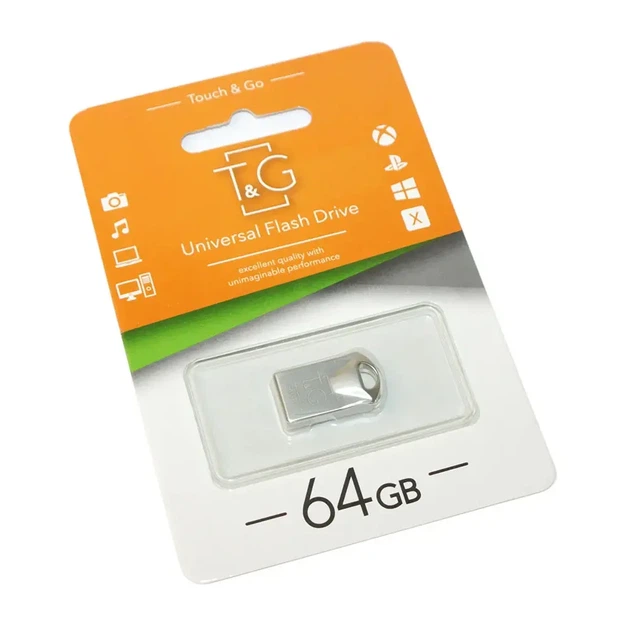 Флешка T&G 106 64GB USB 3.0 металева - Фото 1 Флешка T&G 106 64GB USB 3.0 металева - изображение 1