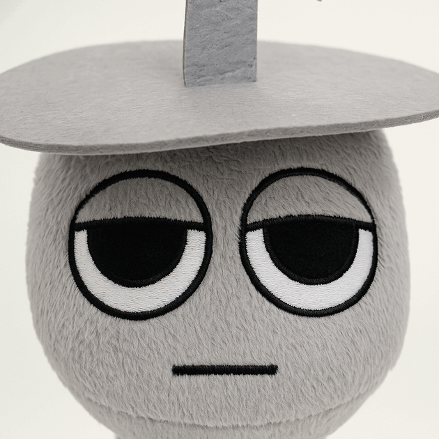 Мягкая игрушка Спрунки Sprunki Клюкр 30 см — плюшевое существо в шляпе из Incredibox, арт. 00517-83 - изображение 5
