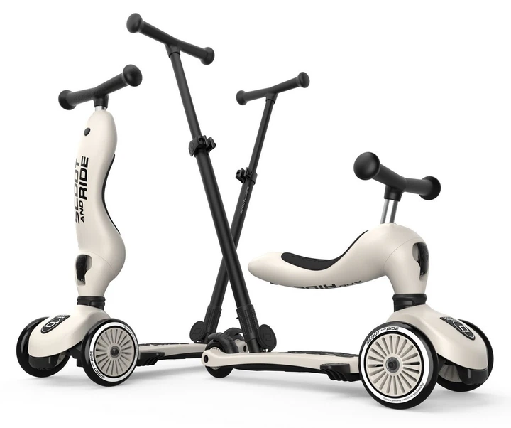 Самокат Scoot and Ride Highwaykick-1 Push and Go светло-серый от 1