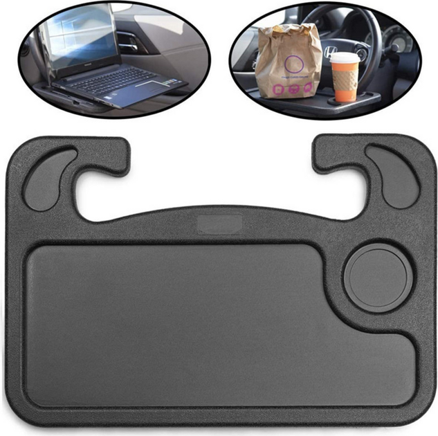 Stolik samochodowy LEAN Toys na kierownicę 420 x 280 x 20 mm (5905991035480) - obraz 2