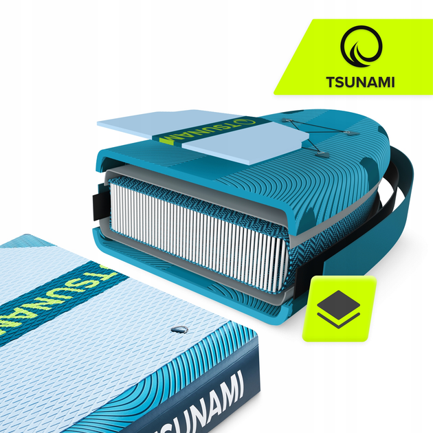 Надувна SUP дошка TSUNAMI PRO 350 см з веслом T15 (P-5905973405638) - зображення 15