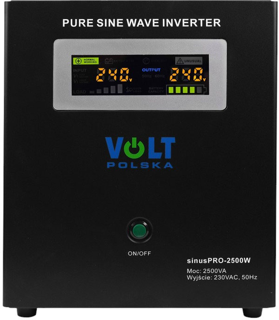 ДБЖ Volt Polska SINUS PRO 2500 W 24/230V (1800/2500W) (5903111886394) - зображення 2