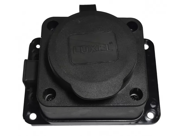 Колодка каучуковая Luxel 1 розетка с заземлением (1131) - зображення 2