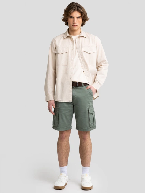 Шорти бавовняні довгі чоловічі Big Star Morrise 303 W33 Зелені (5900714854546) - зображення 3