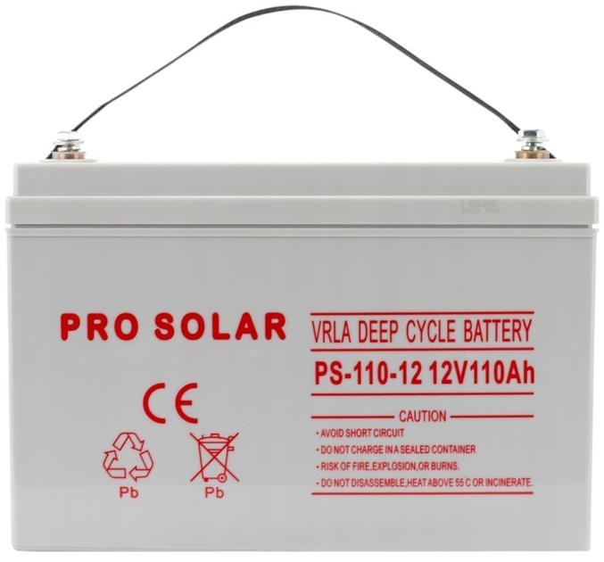 Akumulator Volt Polska DEEP CYCLE VPRO SOLAR 12V 110 Ah (6AKXDEEP10) - obraz 2
