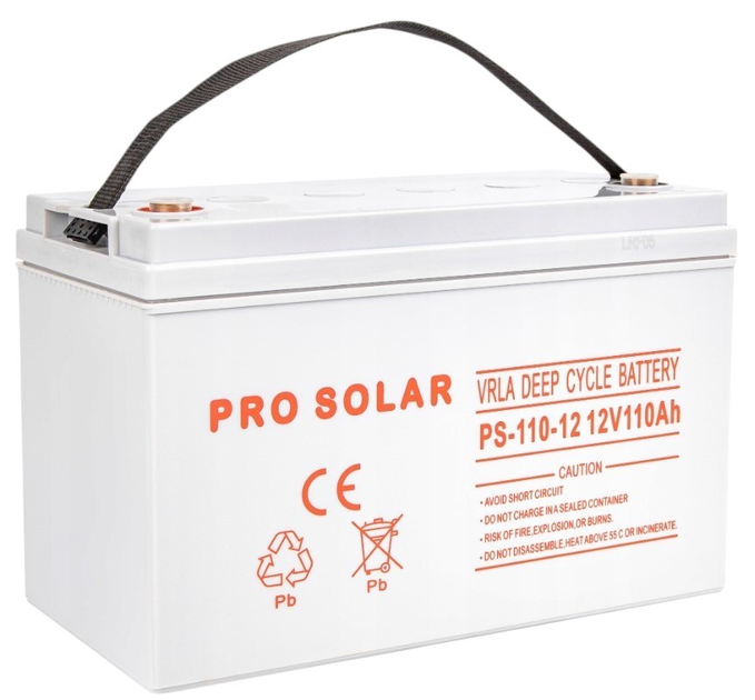 Акумуляторна батарея Volt Polska DEEP CYCLE VPRO SOLAR 12V 110 Ah (6AKXDEEP10) - зображення 3