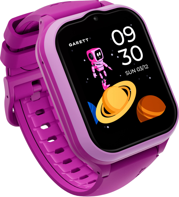Дитячий смарт-годинник Garett Kids eSIM 4G Pink (5904238486719) - зображення 2