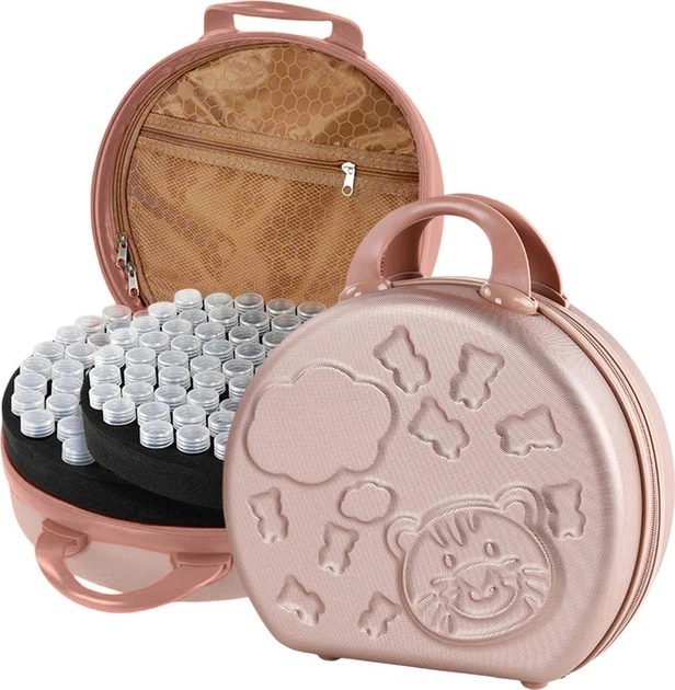 Кейс-органайзер для Алмазной Мозаики SHLab GlamBox (150 в 1) Beige (38938) - Фото 1 Кейс-органайзер для Алмазной Мозаики SHLab GlamBox (150 в 1) Beige (38938) - изображение 1