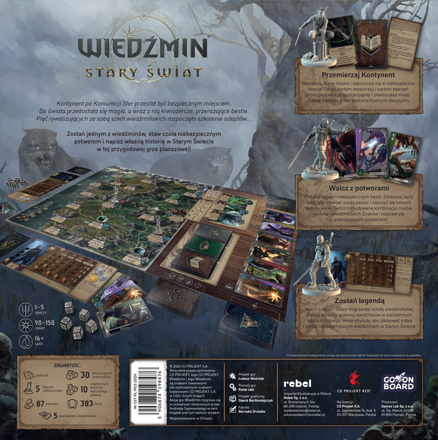 Gra planszowa Rebel Wiedźmin: Stary Świat (edycja polska) (5906874198476) - obraz 8