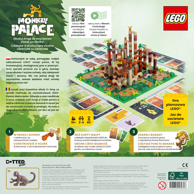 Настільна гра Rebel LEGO Monkey Palace (версія багатомовна)(5704339005617) - зображення 7